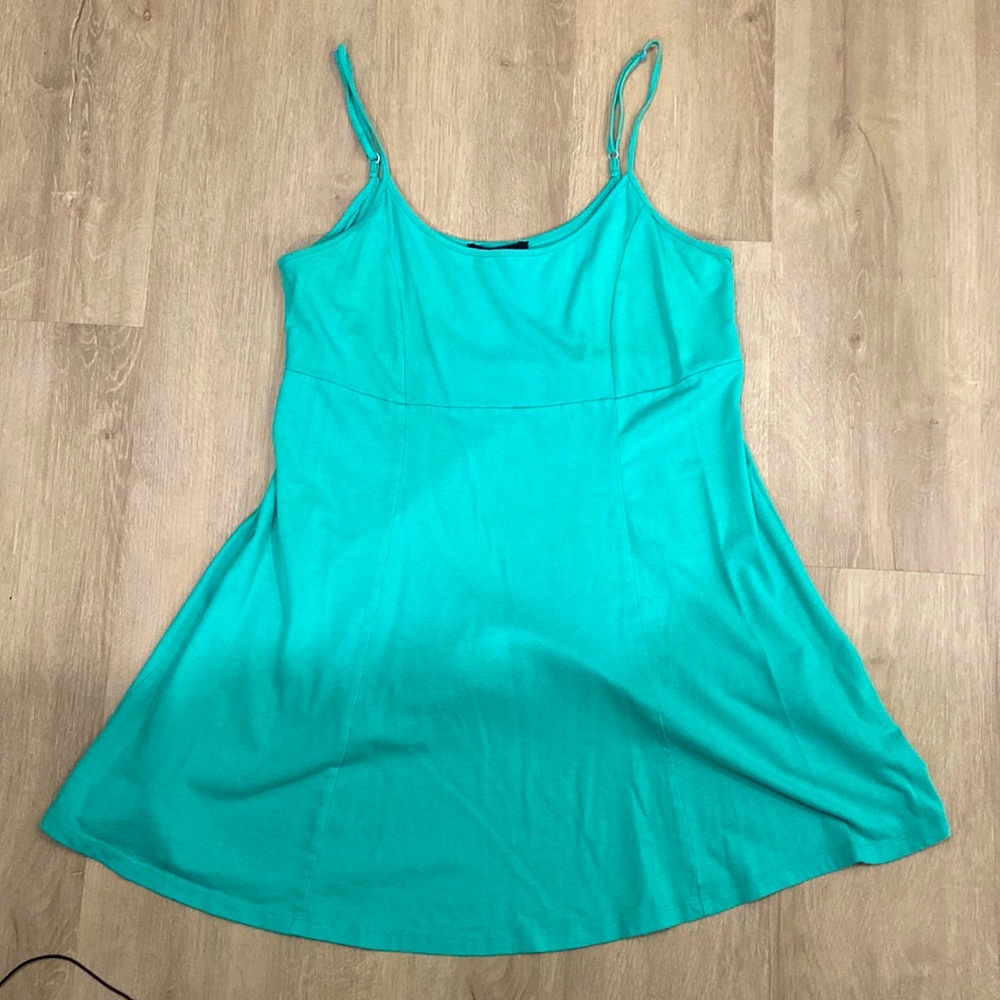 Mint green skater dress L